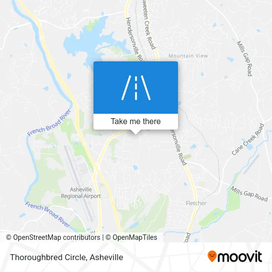 Thoroughbred Circle map