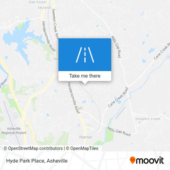 Hyde Park Place map
