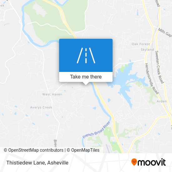 Mapa de Thistiedew Lane