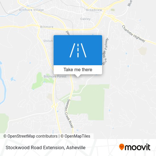 Mapa de Stockwood Road Extension