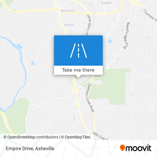 Empire Drive map