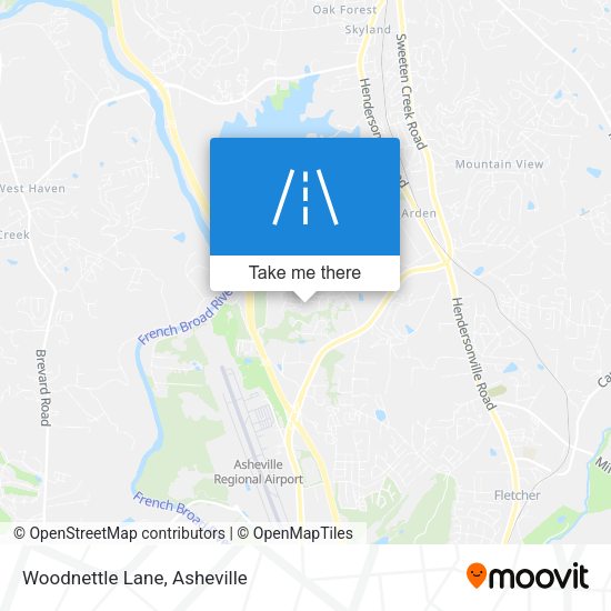 Mapa de Woodnettle Lane