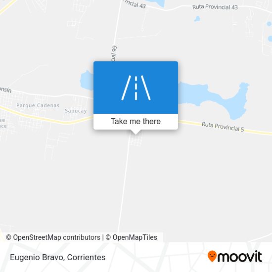Mapa de Eugenio Bravo