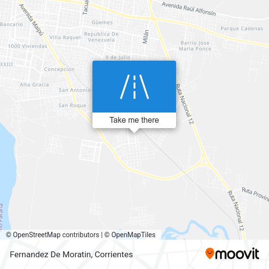 Mapa de Fernandez De Moratin