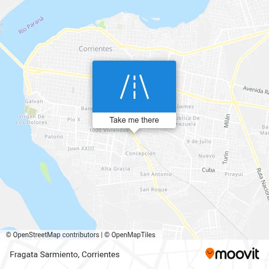 Fragata Sarmiento map