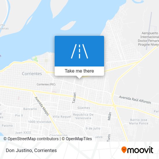 Mapa de Don Justino