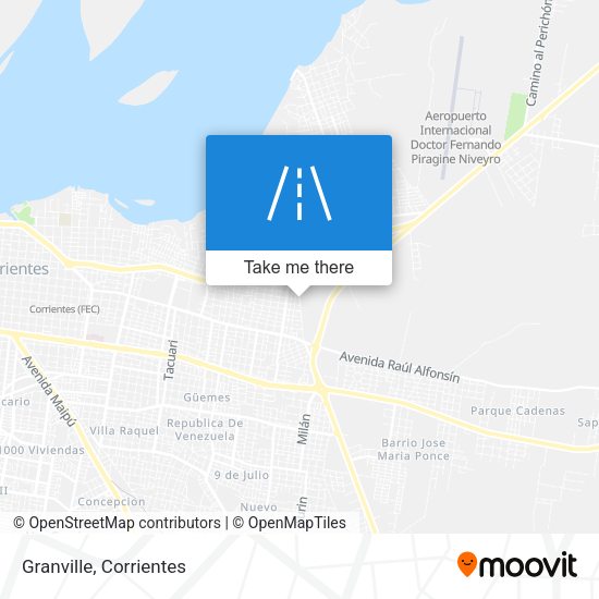 Mapa de Granville