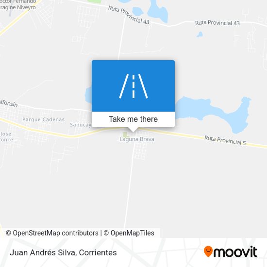 Juan Andrés Silva map