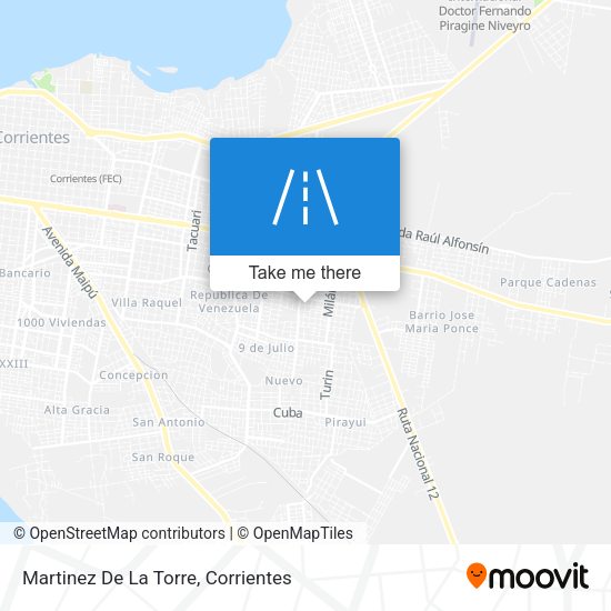 Martinez De La Torre map