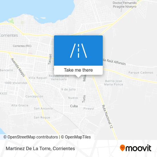 Martinez De La Torre map