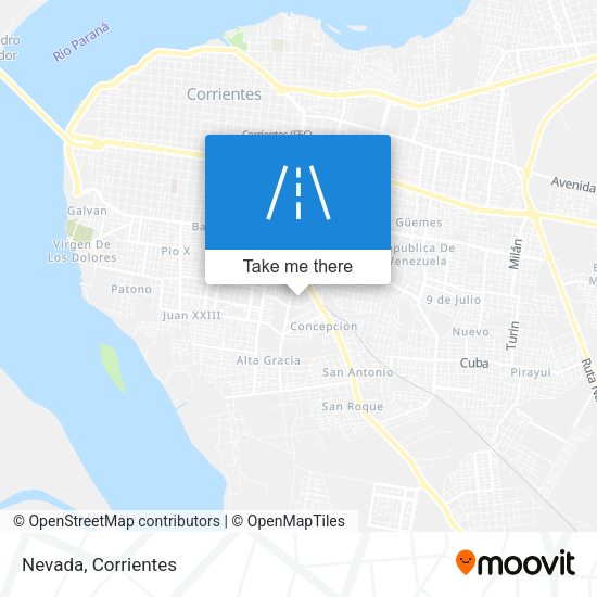 Mapa de Nevada