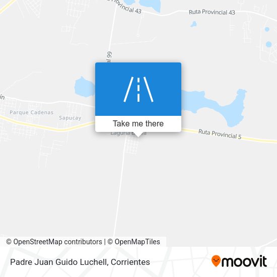 Padre Juan Guido Luchell map