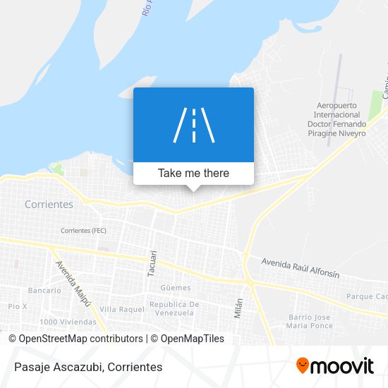 Mapa de Pasaje Ascazubi