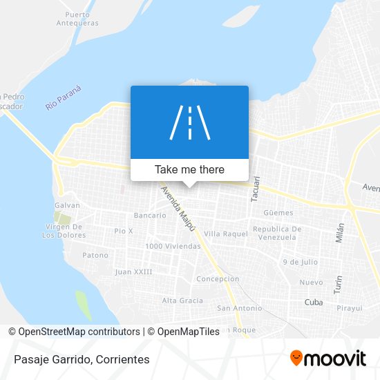 Pasaje Garrido map