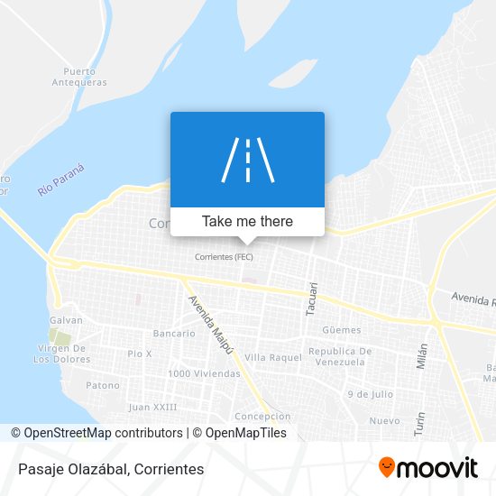 Pasaje Olazábal map