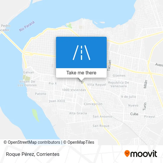 Roque Pérez map