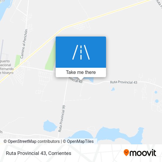 Mapa de Ruta Provincial 43