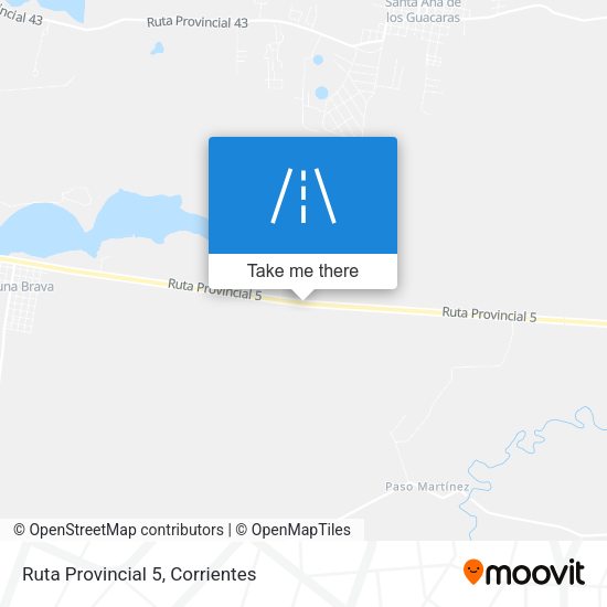 Ruta Provincial 5 map