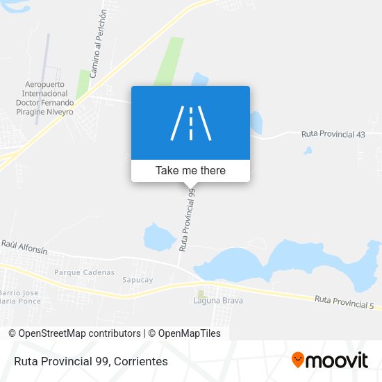 Mapa de Ruta Provincial 99