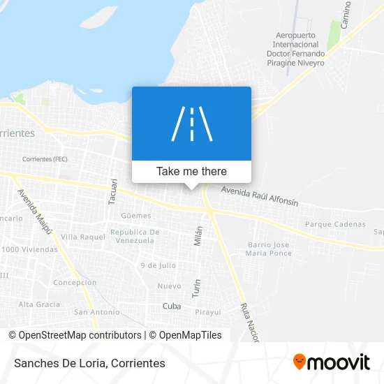 Sanches De Loria map