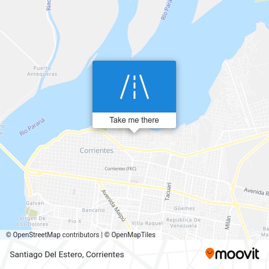 Santiago Del Estero map