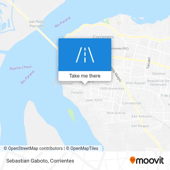 Sebastian Gaboto map