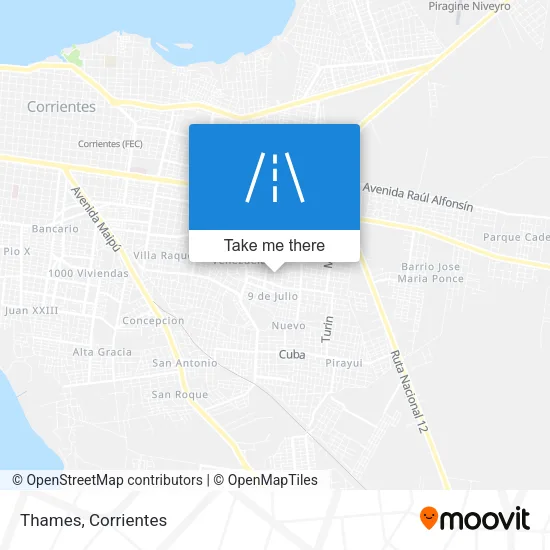 Thames map