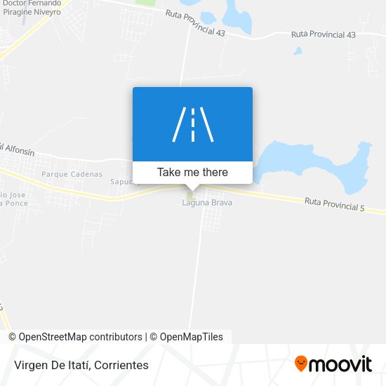 Mapa de Virgen De Itatí