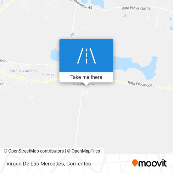 Virgen De Las Mercedes map
