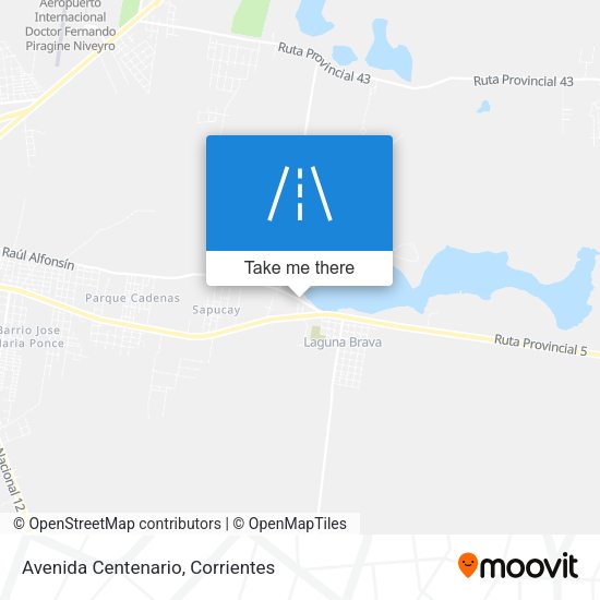 Avenida Centenario map