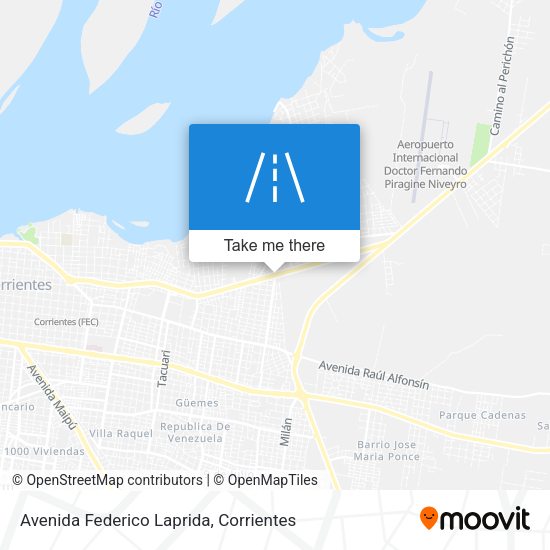 Avenida Federico Laprida map