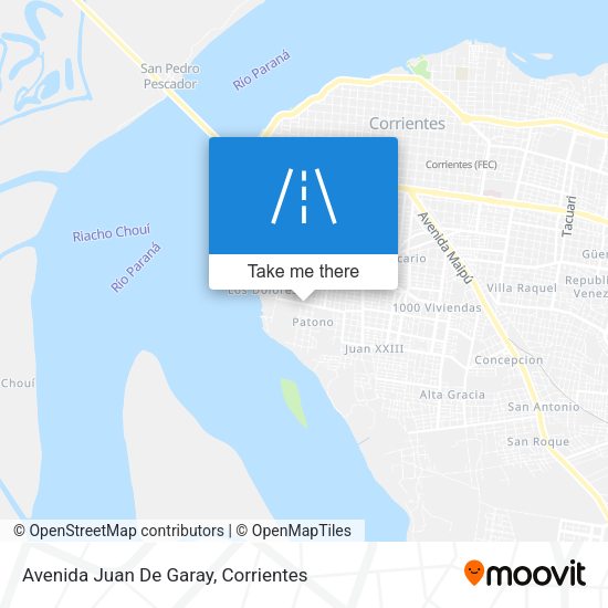 Avenida Juan De Garay map