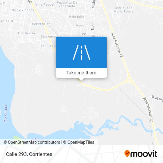 Mapa de Calle 293