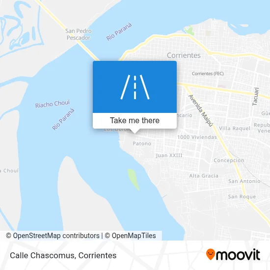 Calle Chascomus map