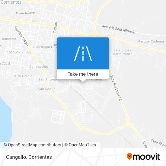 Cangallo map