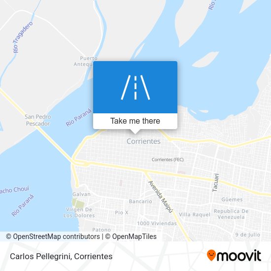 Mapa de Carlos Pellegrini