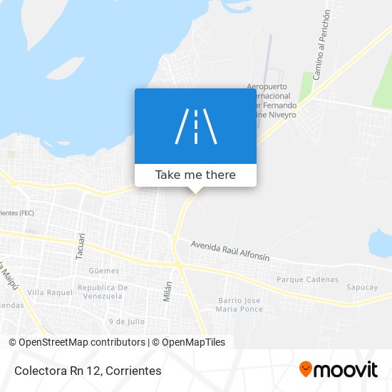 Mapa de Colectora Rn 12