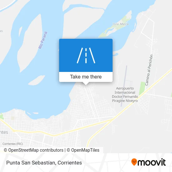 Punta San Sebastían map