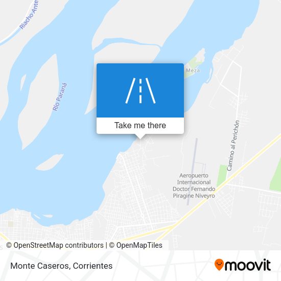 Mapa de Monte Caseros