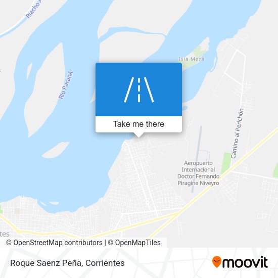 Roque Saenz Peña map