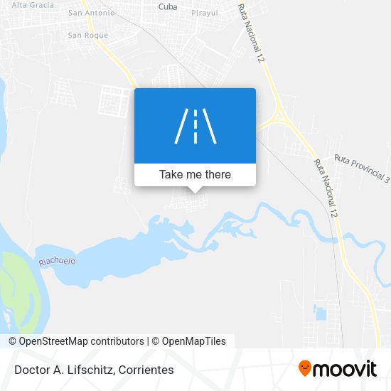 Mapa de Doctor A. Lifschitz