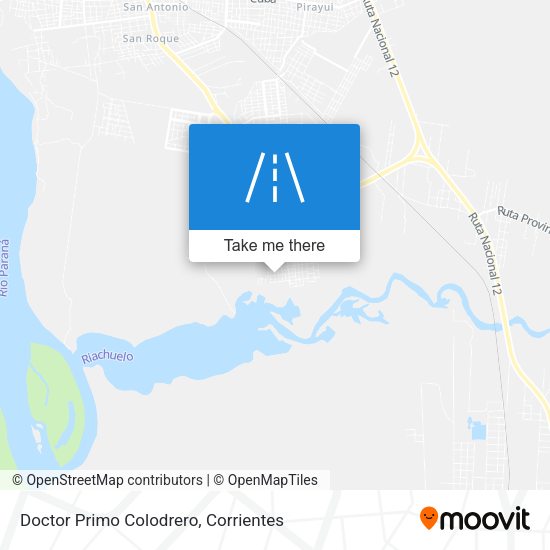 Doctor Primo Colodrero map