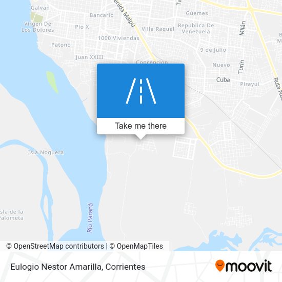 Mapa de Eulogio Nestor Amarilla