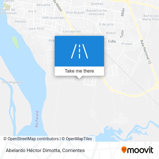 Mapa de Abelardo Héctor Dimotta