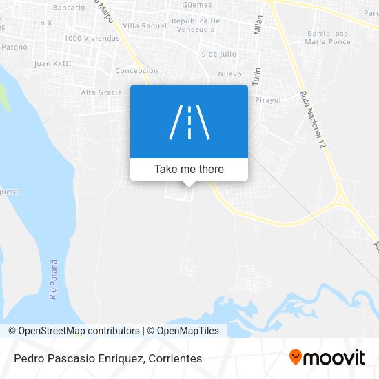 Mapa de Pedro Pascasio Enriquez