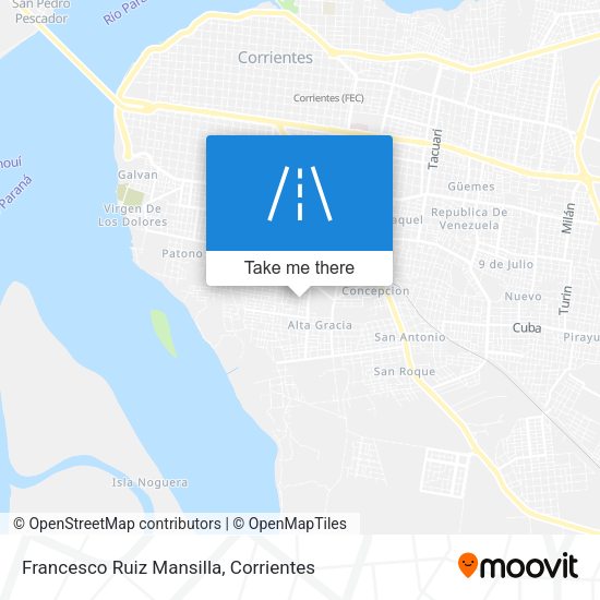 Mapa de Francesco Ruiz Mansilla