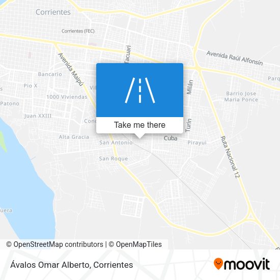 Mapa de Ávalos Omar Alberto