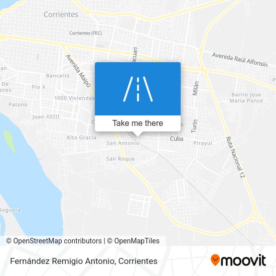 Fernández Remigio Antonio map