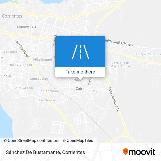 Sánchez De Bustamante map