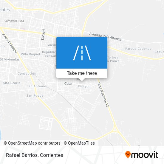 Mapa de Rafael Barrios